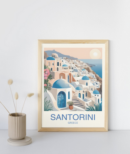 Poster "Santorini"